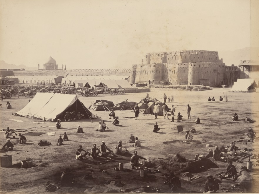 British India camping at Kandahar